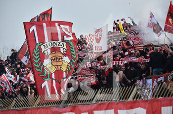 2022-02-19 - fans of Monza - AC MONZA VS AC PISA - ITALIAN SERIE B - SOCCER