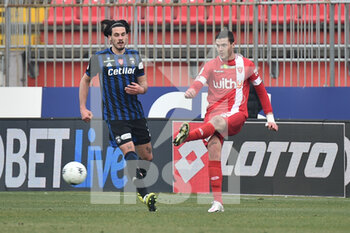 2022-02-19 - Andrea Favilli (Monza) in action - AC MONZA VS AC PISA - ITALIAN SERIE B - SOCCER