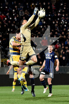 2022-02-22 - Nicolas David Andrade (Pisa) saves his goal - AC PISA VS PARMA CALCIO - ITALIAN SERIE B - SOCCER