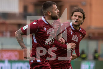 2022-02-27 - Menez Jeremy celebrates a gol 1-0 Reggina - REGGINA 1914 VS AC PISA - ITALIAN SERIE B - SOCCER