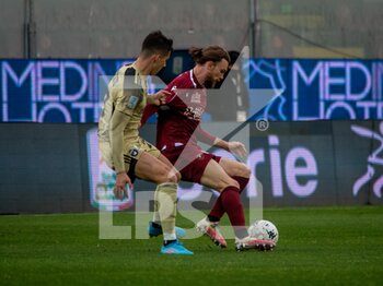 2022-02-27 - Federico Giuraudo Reggina carries the ball  - REGGINA 1914 VS AC PISA - ITALIAN SERIE B - SOCCER