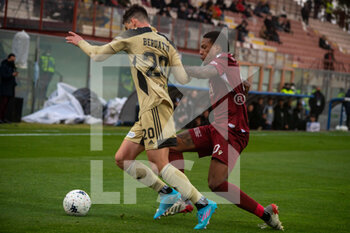 2022-02-27 - Pietro Burruatto Pisa carries the ball  - REGGINA 1914 VS AC PISA - ITALIAN SERIE B - SOCCER