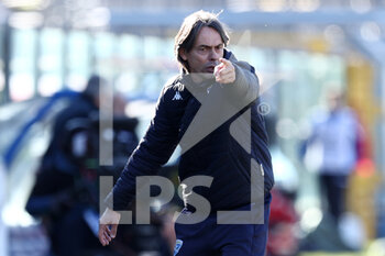 2022-02-26 - Filippo Inzaghi (Brescia Calcio) gestures - COMO 1907 VS BRESCIA CALCIO - ITALIAN SERIE B - SOCCER