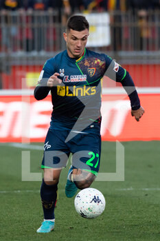 2022-02-27 - Gabriel Strefezza during the Serie B match between Monza and Lecce at U Power Stadium on February 27, 2022 in Monza, Italy. - AC MONZA VS US LECCE - ITALIAN SERIE B - SOCCER