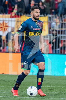 2022-02-27 - Massimo Coda during the Serie B match between Monza and Lecce at U Power Stadium on February 27, 2022 in Monza, Italy. - AC MONZA VS US LECCE - ITALIAN SERIE B - SOCCER