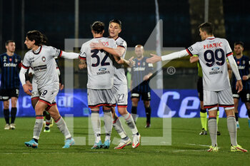 2022-03-02 - Players of Crotone celebrate - AC PISA VS FC CROTONE - ITALIAN SERIE B - SOCCER