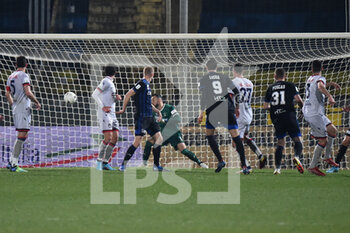 2022-03-02 - Giuseppe  Cuomo (Crotone) scores the goal of 3-2 - AC PISA VS FC CROTONE - ITALIAN SERIE B - SOCCER