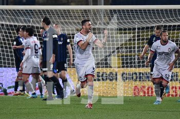 2022-03-02 - Giuseppe  Cuomo (Crotone) celebrates - AC PISA VS FC CROTONE - ITALIAN SERIE B - SOCCER