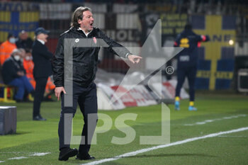 2022-03-02 - Giovanni Stroppa head coach of AC MONZA gestures  during the Serie B match between AC Monza and Parma Calcio at U-Power Stadium on March 2, 2022 in Monza, Italy. - AC MONZA VS PARMA CALCIO - ITALIAN SERIE B - SOCCER