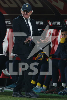 2022-03-02 - Giuseppe Iachini head coach of PARMA CALCIO gestures during the Serie B match between AC Monza and Parma Calcio at U-Power Stadium on March 2, 2022 in Monza, Italy. - AC MONZA VS PARMA CALCIO - ITALIAN SERIE B - SOCCER
