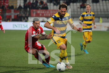 2022-03-02 - Franco Vazquez of PARMA CALCIO in action during the Serie B match between AC Monza and Parma Calcio at U-Power Stadium on March 2, 2022 in Monza, Italy. - AC MONZA VS PARMA CALCIO - ITALIAN SERIE B - SOCCER
