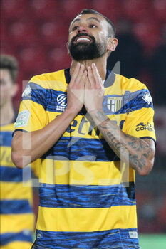 2022-03-02 - Danilo of PARMA CALCIO reacts during the Serie B match between AC Monza and Parma Calcio at U-Power Stadium on March 2, 2022 in Monza, Italy. - AC MONZA VS PARMA CALCIO - ITALIAN SERIE B - SOCCER