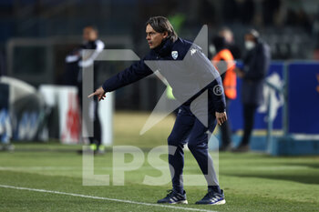 2022-03-01 - Filippo Inzaghi (Brescia Calcio) gestures - BRESCIA CALCIO VS AC PERUGIA - ITALIAN SERIE B - SOCCER