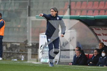 2022-03-05 - filippo inzaghi coach of brescia - US CREMONESE VS BRESCIA CALCIO - ITALIAN SERIE B - SOCCER