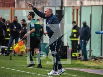 2022-03-12 - Massimiliano Alvini coach perugia  - REGGINA 1914 VS AC PERUGIA - ITALIAN SERIE B - SOCCER