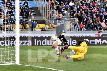 2022-03-13 - Ernesto Torregrossa (Pisa) scores the goal of 2-0 - AC PISA VS US CREMONESE - ITALIAN SERIE B - SOCCER