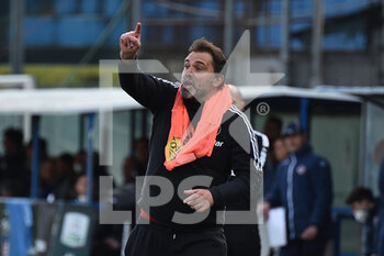 2022-03-13 - Head coach of Pisa Luca D'Angelo - AC PISA VS US CREMONESE - ITALIAN SERIE B - SOCCER