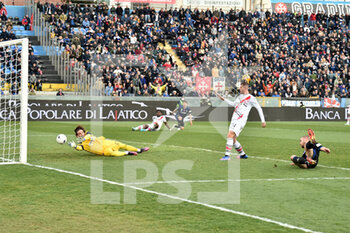 2022-03-13 - George Puscas (Pisa) scores the goal of 3-0 - AC PISA VS US CREMONESE - ITALIAN SERIE B - SOCCER