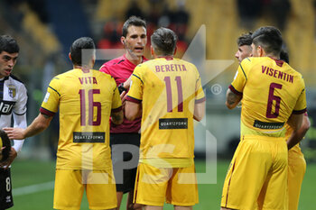 2022-03-11 - Players of AS CITTADELLA react during the Serie B match between Parma Calcio and AS Cittadella at Ennio Tardini on March 11, 2022 in Parma, Italy. - PARMA CALCIO VS AS CITTADELLA - ITALIAN SERIE B - SOCCER