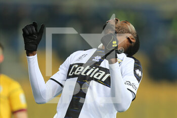 2022-03-11 - Simy of PARMA CALCIO reacts during the Serie B match between Parma Calcio and AS Cittadella at Ennio Tardini on March 11, 2022 in Parma, Italy. - PARMA CALCIO VS AS CITTADELLA - ITALIAN SERIE B - SOCCER