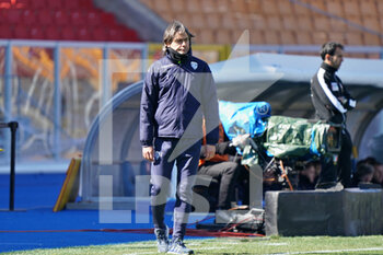 2022-03-12 - coach Filippo Inzaghi (Brescia Calcio) - US LECCE VS BRESCIA CALCIO - ITALIAN SERIE B - SOCCER