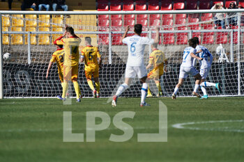 2022-03-12 - Dimitri Bisoli (Brescia Calcio) scores a goal of 1-1 - US LECCE VS BRESCIA CALCIO - ITALIAN SERIE B - SOCCER
