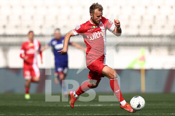 2022-03-19 - Christian Gytkjaer (AC Monza) in action - AC MONZA VS FC CROTONE - ITALIAN SERIE B - SOCCER