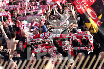 2022-03-19 - AC Monza fans hold up their scarves - AC MONZA VS FC CROTONE - ITALIAN SERIE B - SOCCER