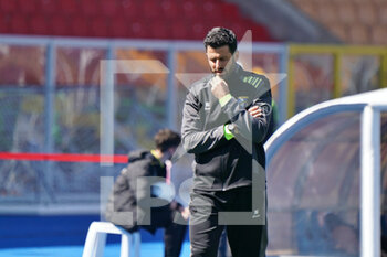 2022-04-02 - coach Fabio Grosso (Frosinone Calcio) - US LECCE VS FROSINONE CALCIO - ITALIAN SERIE B - SOCCER