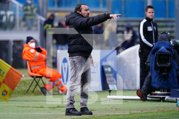 2022-04-03 - The head coach Cristian Brocchi (Vicenza) - BRESCIA CALCIO VS LR VICENZA - ITALIAN SERIE B - SOCCER