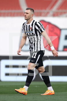 2022-04-06 - Atanas Iliev (Ascoli Calcio 1898) looks on - AC MONZA VS ASCOLI CALCIO - ITALIAN SERIE B - SOCCER