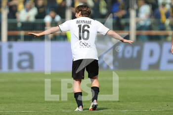 2022-04-06 - Adrian Bernabe’ of PARMA CALCIO celebrates after scoring a goal during the Serie B match between Parma Calcio and Como 1907 at Ennio Tardini on April 6, 2022 in Parma, Italy. - PARMA CALCIO VS COMO 1907 - ITALIAN SERIE B - SOCCER