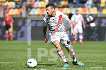 2022-04-09 - FROSINONE, ITALY -  March 9 :  Gianluca Gaetano  of  Cremonese in action  during the  Serie B  soccer match between  Frosinone and Cremonese Stadio Benito Stirpe on March 9,2022 in Frosinone Italy  - FROSINONE CALCIO VS US CREMONESE - ITALIAN SERIE B - SOCCER