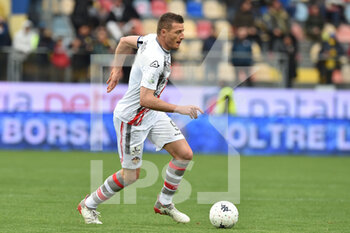 2022-04-09 - FROSINONE, ITALY -  March 9 :  Daniel Ciofani  of  Cremonese in action  during the  Serie B  soccer match between  Frosinone and Cremonese Stadio Benito Stirpe on March 9,2022 in Frosinone Italy  - FROSINONE CALCIO VS US CREMONESE - ITALIAN SERIE B - SOCCER