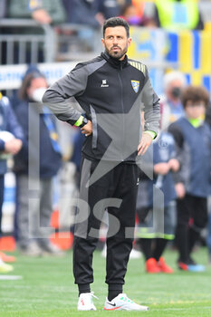 2022-04-09 - FROSINONE, ITALY - March 9 : Head Coach Fabio Grosso of Frosinone  during  Italian  Serie B soccer match between  Frosinone and Cremonese at Stadio Benito Stirpe 
on March 9,2022  in Frosinone Italy - FROSINONE CALCIO VS US CREMONESE - ITALIAN SERIE B - SOCCER