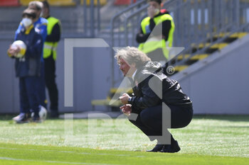 2022-04-25 - Giovanni Stroppa of A.C. Monza during the 36th day of the Serie B Championship between Frosinone Calcio vs  A.C. Monza on 25th April 2022 at the Stadio Benito Stirpe in Frosinone, Italy. - FROSINONE CALCIO VS AC MONZA - ITALIAN SERIE B - SOCCER