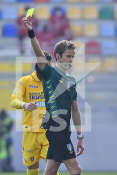 2022-04-25 - Referee Daniele Chiffi during the 36th day of the Serie B Championship between Frosinone Calcio vs  A.C. Monza on 25th April 2022 at the Stadio Benito Stirpe in Frosinone, Italy. - FROSINONE CALCIO VS AC MONZA - ITALIAN SERIE B - SOCCER