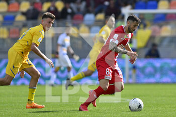 2022-04-25 - Patrick Ciurria of A.C. Monza during the 36th day of the Serie B Championship between Frosinone Calcio vs  A.C. Monza on 25th April 2022 at the Stadio Benito Stirpe in Frosinone, Italy. - FROSINONE CALCIO VS AC MONZA - ITALIAN SERIE B - SOCCER
