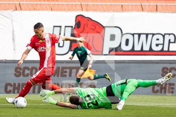 2022-04-30 - Dany Mota of AC Monza scores during the Serie B match between Ac Monza and Benevento at U Power Stadium on April 30, 2022 in Monza, Italy. - AC MONZA VS BENEVENTO CALCIO - ITALIAN SERIE B - SOCCER