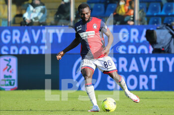 2022-01-30 - Theophilus Awua of CROTONE FC in action during the Serie B match between Parma Calcio and Crotone FC at Ennio Tardini on January 30, 2022 in Parma, Italy. - PARMA CALCIO VS FC CROTONE - ITALIAN SERIE B - SOCCER