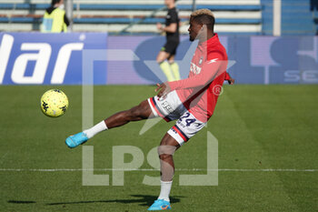 2022-01-30 - Augustus Kargbo of CROTONE FC in action during the Serie B match between Parma Calcio and Crotone FC at Ennio Tardini on January 30, 2022 in Parma, Italy. - PARMA CALCIO VS FC CROTONE - ITALIAN SERIE B - SOCCER