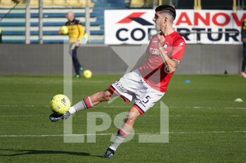 2022-01-30 - Santiago Visentin of CROTONE FC in action during the Serie B match between Parma Calcio and Crotone FC at Ennio Tardini on January 30, 2022 in Parma, Italy. - PARMA CALCIO VS FC CROTONE - ITALIAN SERIE B - SOCCER