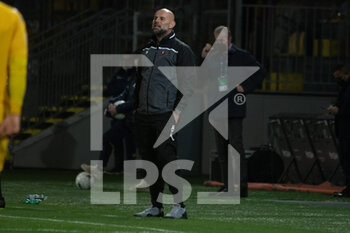 2022-02-23 - Stellone Roberto coach Reggina - FROSINONE VS REGGINA - ITALIAN SERIE B - SOCCER