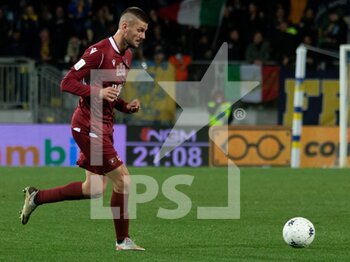 2022-02-23 - Bianchi Nicolò Reggina carries the  ball - FROSINONE VS REGGINA - ITALIAN SERIE B - SOCCER
