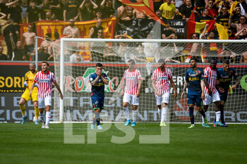 2022-04-30 - Disappointment of Lecce's Gabriel Strefezza after missing a goal - LR VICENZA VS US LECCE - ITALIAN SERIE B - SOCCER