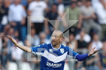 2022-05-14 - Stefano Moreo (Brescia Calcio) gestures - PLAY OFF - BRESCIA CALCIO VS AC PERUGIA - ITALIAN SERIE B - SOCCER