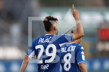 2022-05-14 - Marco Pajac (Brescia Calcio) celebrates after scoring the equaliser - PLAY OFF - BRESCIA CALCIO VS AC PERUGIA - ITALIAN SERIE B - SOCCER