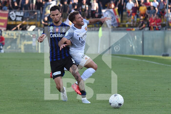2022-05-21 - Foul on Edoardo  Masciangelo (Benevento) by Marius Marin (Pisa) - PLAY OFF - AC PISA VS BENEVENTO CALCIO - ITALIAN SERIE B - SOCCER