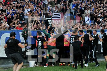 2022-05-29 - Players of Pisa celebrate after the goal of 2-0 - PLAY OFF - AC PISA VS AC MONZA - ITALIAN SERIE B - SOCCER