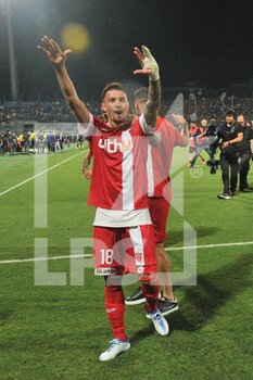 2022-05-29 - Davide  Bettella (Monza) celebrates at the end of the match - PLAY OFF - AC PISA VS AC MONZA - ITALIAN SERIE B - SOCCER